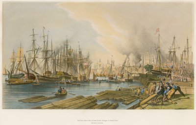 Construcción de Barcos en Limehouse, el Presidente en los astilleros de William Parrott